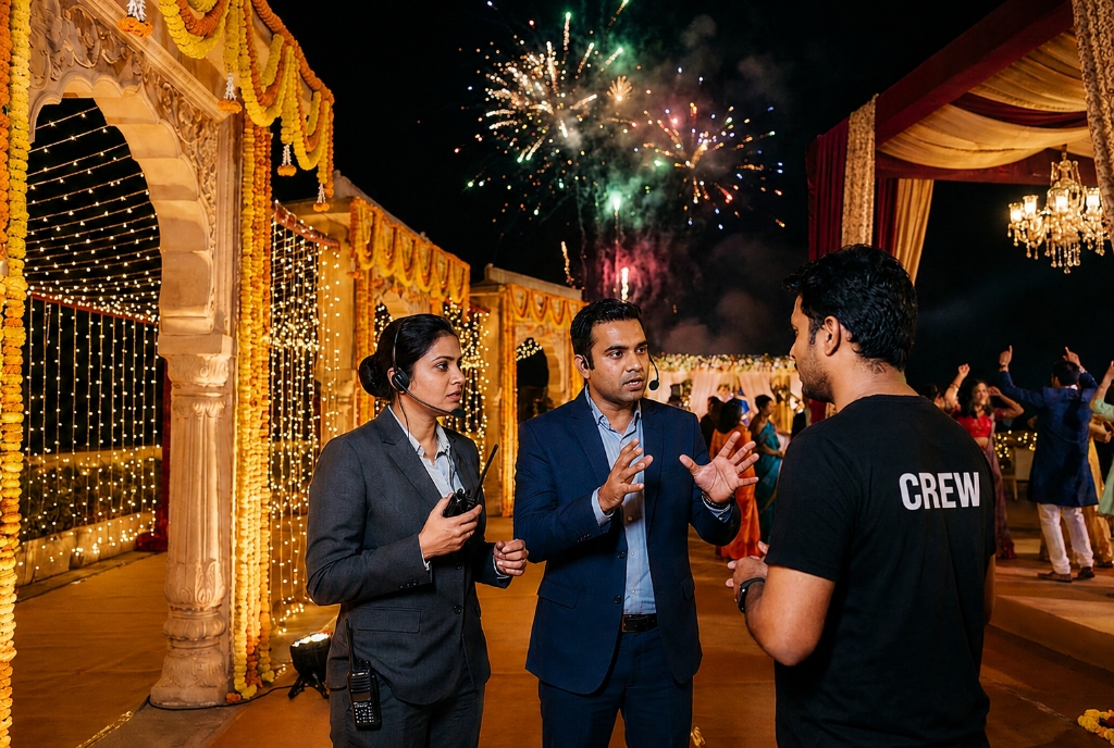 Event Planners coordinating grand event